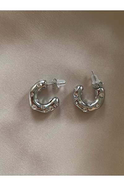 Sueno Çelik Küçük Halka Küpe Parlak Neva