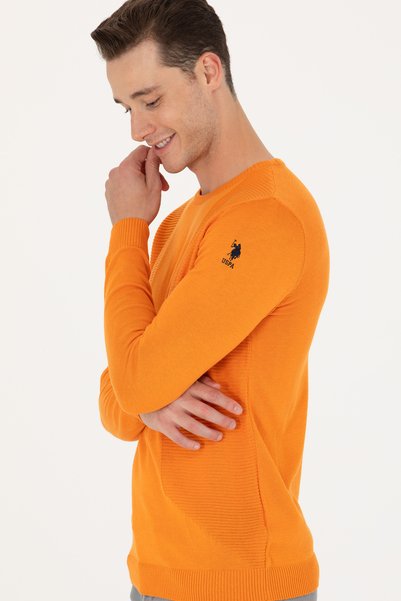 U.S. Polo Assn. Men's Orange Sweater 50272118 -Vr240