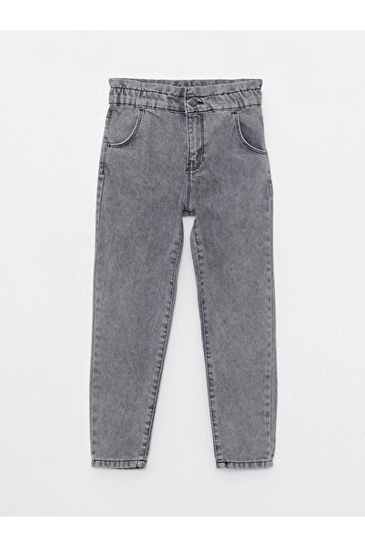 LC Waikiki Lcw Kids Blue Cotton Basic Girls' Jean Pants