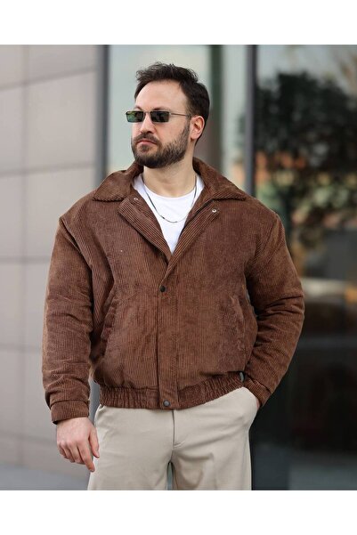 BASEL.CO Μπουφάν UNISEX Premium New Season Velvet Oversize Seasonal Bomber Lined Jacket