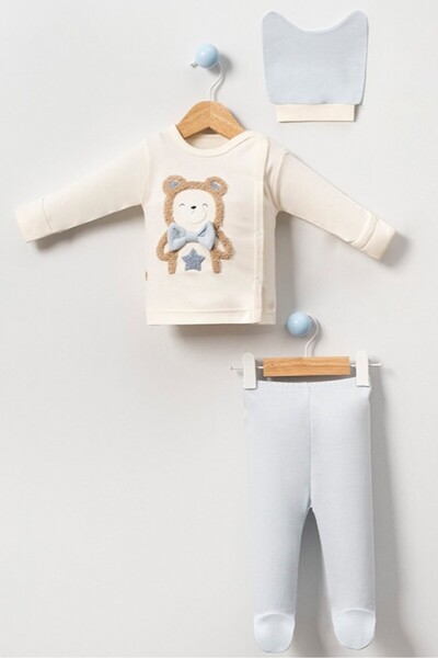 My Reality Fashion طقم ملابس للأطفال الرضع من 0-3 أشهر من بابيكان، مكون من 3 ...