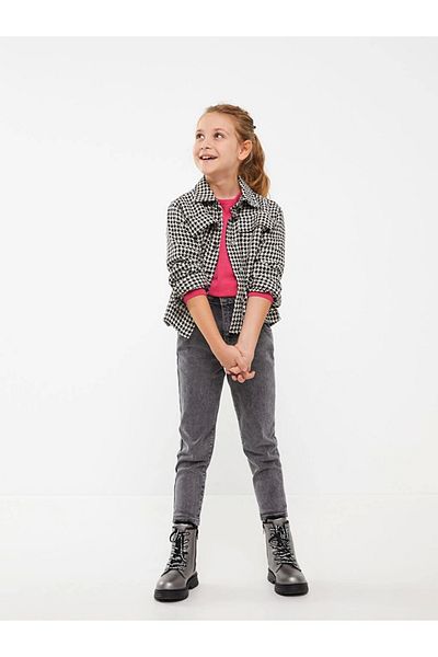 LC Waikiki Basic Gabardine Paperbag Girls' Trousers