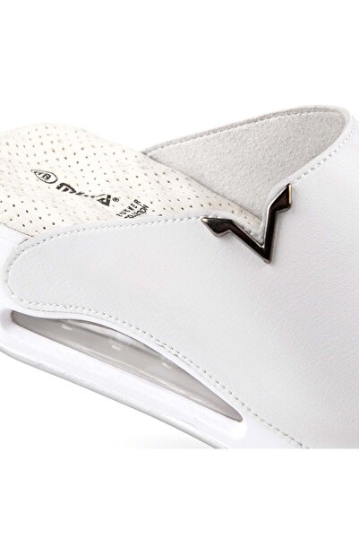 Muya Air Max Sole Aero Anatomical Women's Slippers - Heel Spur, White