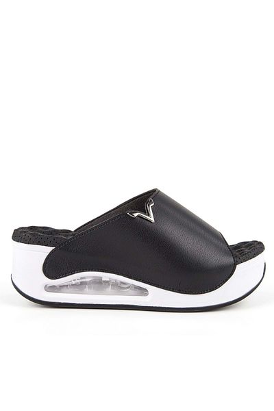 Muya Air Max Sole Aero Anatomical Women's Slippers - Heel Spur, Black