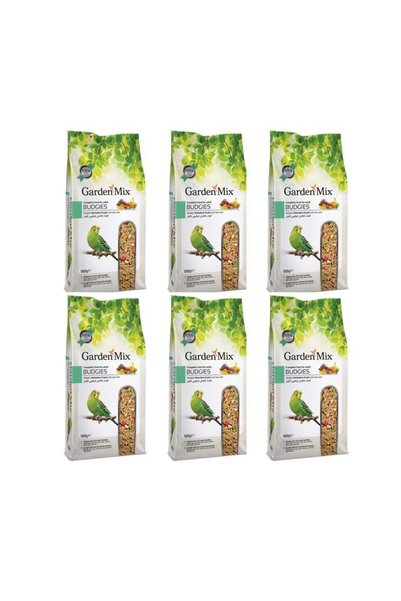 Gardenmix Platin Meyveli Muhabbet Kuş Yemi 1 kg x 6 Adet