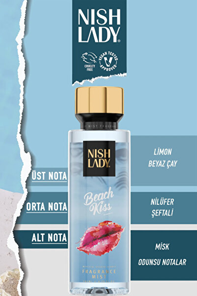NISHLADY Beach Kiss Body Mist / Vücut Spreyi260 Ml