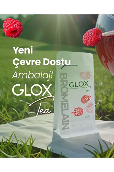 Glox Tea Gloxtea Bromelain Metabolizma Düzenlemeye Yardımcı Bitkisel Çay 60 Ş...