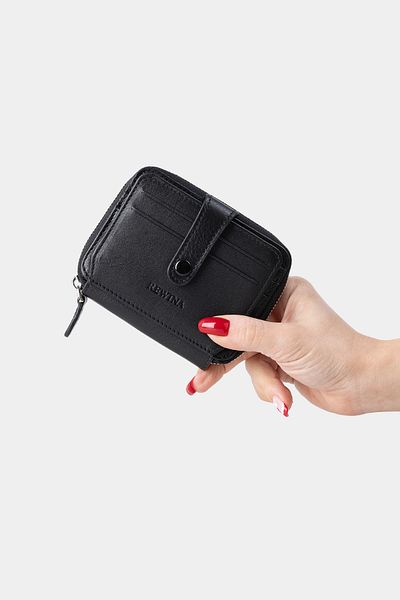 Lysande Genuine Real Leather Small Size Special Design Hand Stitched Portfolio Wallet