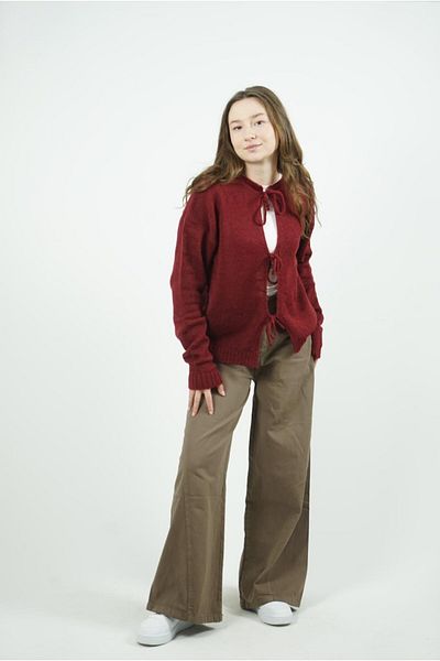 Hotfashion Lacing Detail Cardigan
