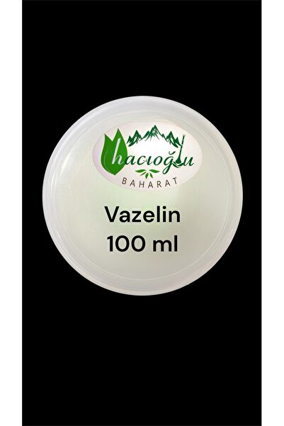 Hacıoğlu baharat Hatay Yöresel Doğal Saf Beyaz Vazelin 100 gr / 1 Adet