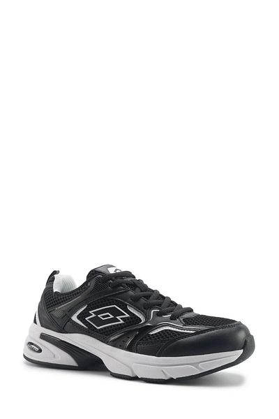 Lotto Pantofi de alergare unisex negri ATHENS WMN 5FX 101938215