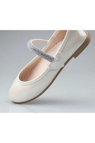 JOJO KIDS Girl's Velcro Ballet Ballet, Non-Slip Sole, Orthopedic Ballet Ballet, Flexible and Soft Ballet Ballet