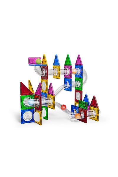 Magnetic Fields Magnetic Tiles Blocks Pipe set  -74 Pcs