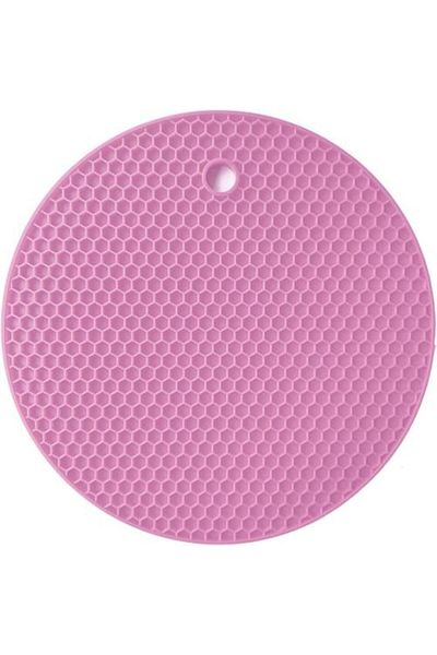 Pastaland Pink Silicone Nihale Cooktop Teap Holder Bottom