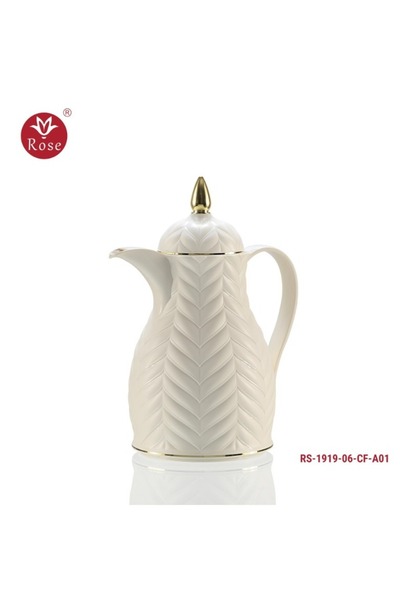 Rose روز ترمس قهوة باللون الأبيض اللؤلؤي52435