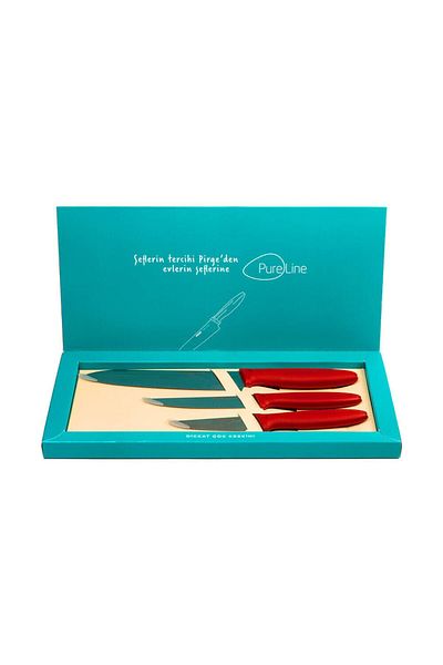 PİRGE Pure Line 3 Piece Kitchen Knife Set