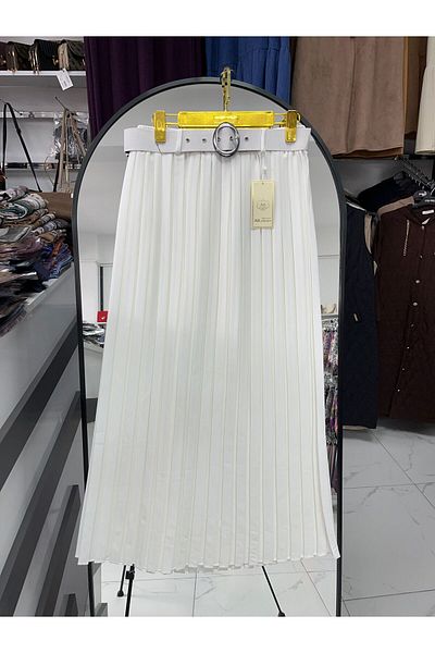 Zeynep Butik Fusta plisata creponata 92 cm - 1660