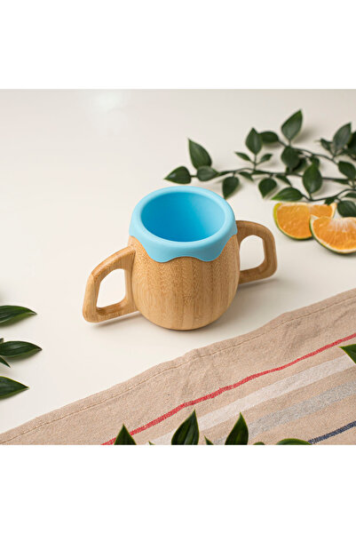 Home Kulplu Silikonlu Bambu Bardak