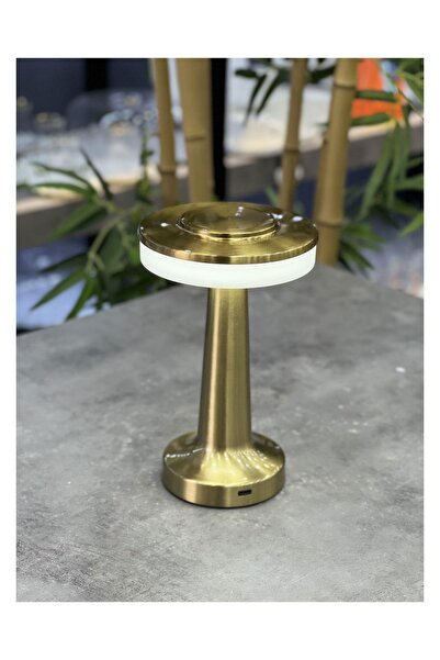 ACAR Lüx Metal Şarjlı Masa Lambası