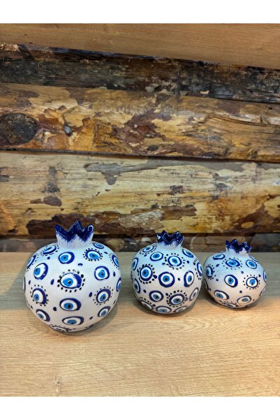 ATÖLYE SAİT 3 lü nar seti Seramik nazarlı