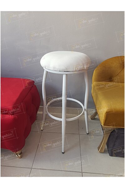 aldagelsin Dekoratif Bar Tabure Ak İnci