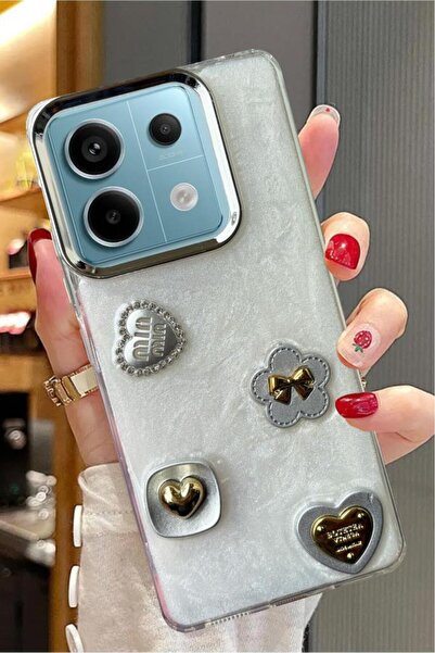 3GEN CASE غطاء صلب لامع مزخرف بشريط حجري ثلاثي الأبعاد على شكل فراشة على شكل ...