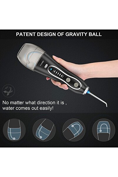 AWH Water Flosser - 5 modes, 300ml USB Recharging, 2500 mAH battery