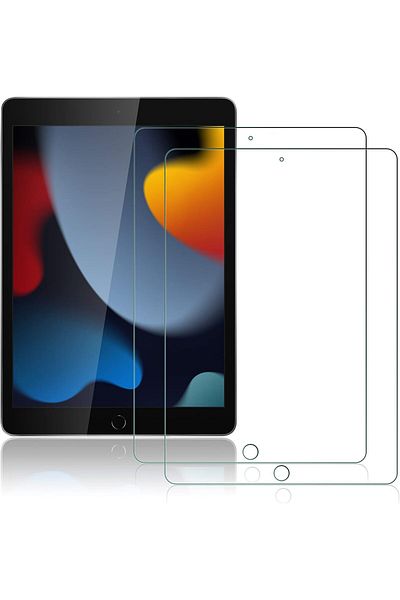 AWH عبوتان من واقيات الشاشة لجهاز iPad 10.2 للجيل السابع (2019)، زجاج مقسّى شفاف، مضاد للخدش