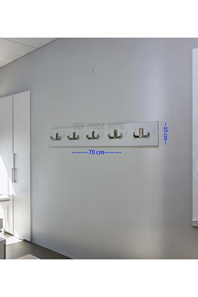 Sef moda 70 cm duvar askısı , portmanto ,elbise askısı Mdf’lam