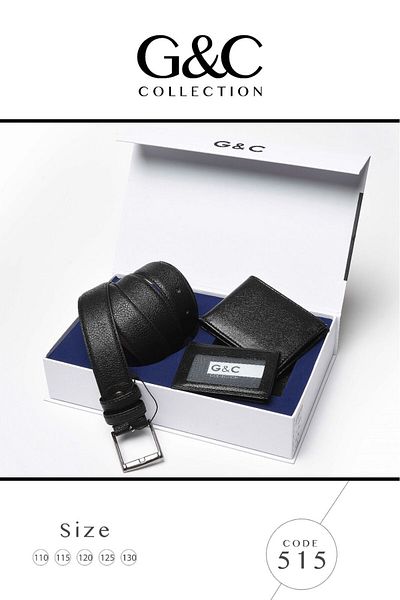 GC Gift Belt and Wallet Set - with Box Gift