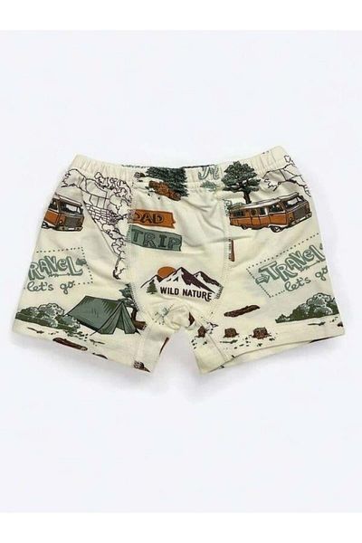 Zekids Children's Patterned Cotton Boxers