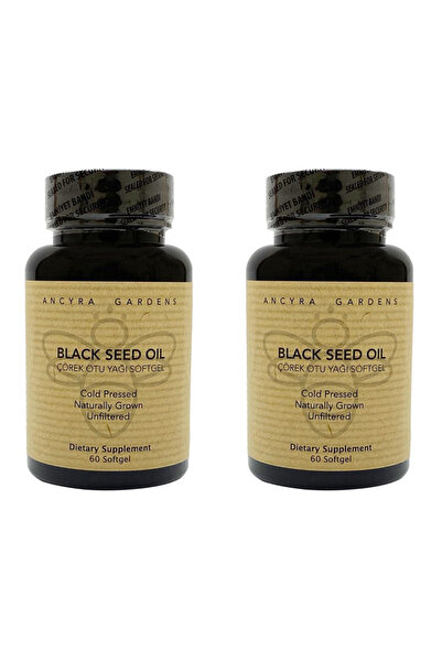 Ancyra Gardens Çörek Otu Yağı Kapsülü 1000 Mg 60 Çörekotu Yağı Kapsülü 2 Li Avantaj Paketi