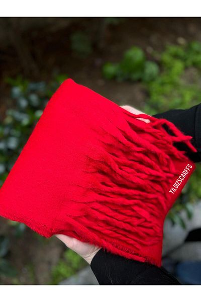 YILDIZ SCARFS Eșarfă unisex din lână premium pufosă