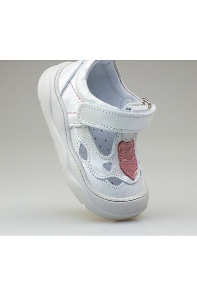 JOJO KIDS Female Child Inner Outer Genuine Leather Orthopaedic Closed Sandals, Back Support Shoes