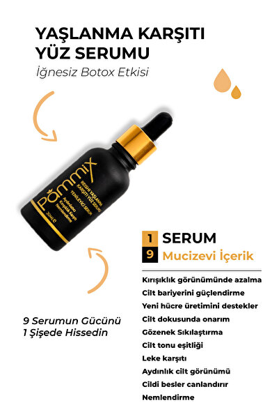 PAMMİX Yaşlanma Karşıtı Reishi Yüz Serumu