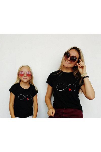 Pink Sky T-shirt Mother and Daughter (ADDY TO 2 BASKETS TO MAKE SINGLE PRODUCT COMBIN)