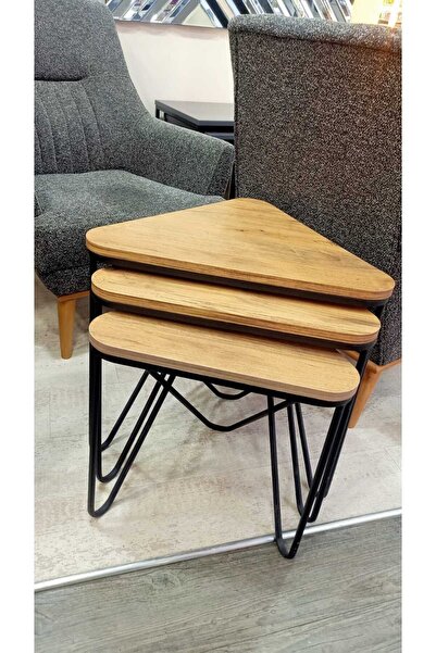 Ağaçsan Zigon Sehpa Servis Sehpa Üçgen Zigon Sehpa