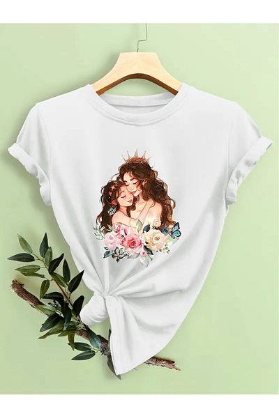 Pink Sky T-shirt Mother and Daughter (ADDY TO 2 BASKETS TO MAKE SINGLE PRODUCT COMBIN)