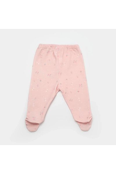 Biorganic Bibaby Always Happy Baby Booties Pants 57916 Dusty Rose Mint