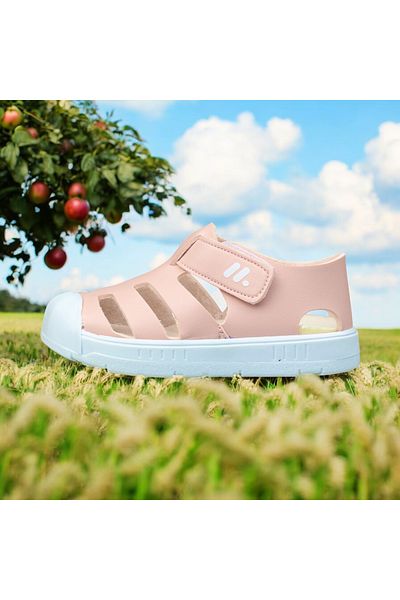 JOJO KIDS sandale ortopedice de interior pentru fete, pantofi cu spate, pantofi cu velcro