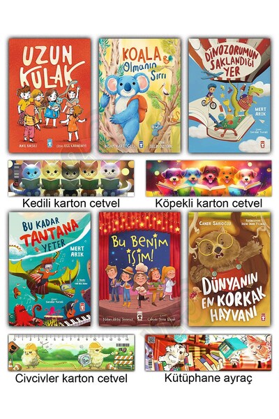 Timaş Çocuk 6-7 Yaş Uzun Kulak Koala Olmanın Sırrı Dinozorumun Saklandığı Yer...