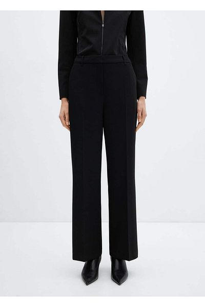 MANGO Woman Low Waisted Wide Leg Pants