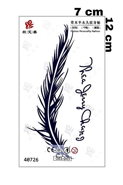 Mecit Tuhafiye 1 AY KALICI TÜY VE YAZI BİLEK KOL AYAK VUCUT İÇİN GEÇİCİ DÖVME