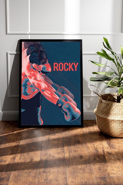 Saturn Pictură înrămată Rocky - Pictură poster Rocky Fim