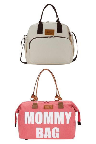 Lui Baby Mother Baby Care Backpack and Mommy Bag Shoulder Bag Set of 2