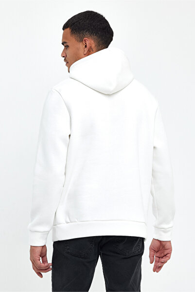 Superlife Men's Hooded Comfortable In-mold Fleece 3 thread SweatShirt spr24sw55