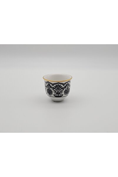 DUKKANI ISTANBUL Porcelain Gawa Cup Set of 6 in Black