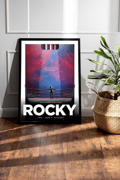 Saturn Pictură înrămată Rocky - Pictură poster Rocky Fim