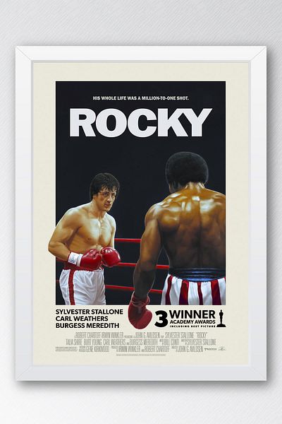 Saturn Pictură înrămată Rocky - Pictură poster Rocky Fim