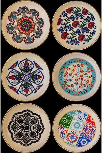 DUKKANI ISTANBUL New Mix Ethnic - 6 أطباق شاي عثمانية